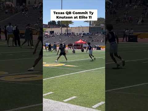 Texas QB Commit Ty Knutson At Elite 11
