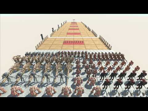 Fantasy and Infernals in Ancient Humans Challenge  - Animal Revolt Battle Simulator