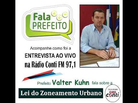 Prefeito dá entrevista e fala sobre as perspectivas de crescimento da cidade