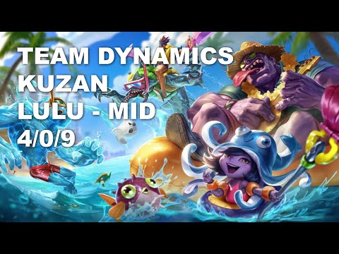 Team Dynamics Kuzan Mid Lulu vs Corki - KR Master Patch 10.8