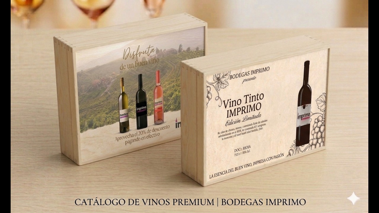 Cómo imprimir en MADERA y CARTÓN con la Imprimo Aqua 60 | Packaging Personalizado.