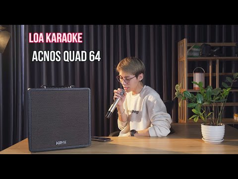 ACNOS QUAD 64 - LOA KARAOKE MỚI ,CAO CẤP CỦA  SONCAMEDIA , VÔ ĐỊCH TRONG TẦM GIÁ 6 TRIỆU !!