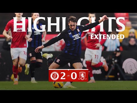Extended Highlights | Bristol City 2 Boro 0 | Matchday 22