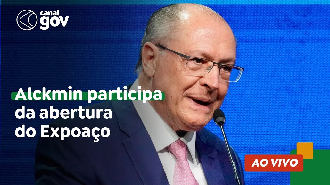🔴 Geraldo Alckmin participa da abertura do Expoaço