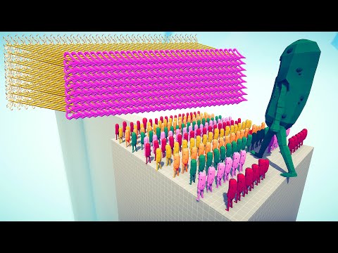 100x CUCUMBERS + GIANT vs EVERY GOD - Totally Accurate Battle Simulator TABS