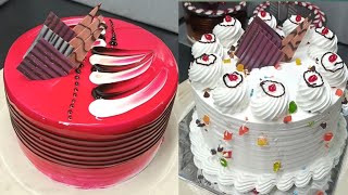 Strawberry cassata cake design aasan tarika like comment share and cake beautiful design new post