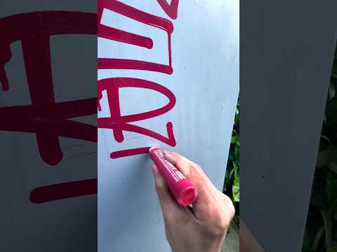 How to tag #graffiti #tagging