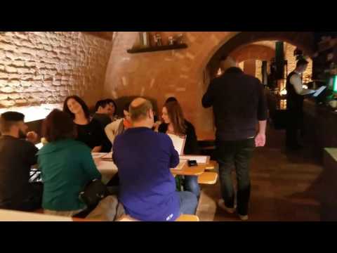 Food and Beer at Augustiner Brau in Munich