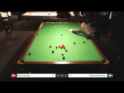 Nordic Snooker Championship 2016 Final - Rune Kampe (DK) vs. Benjamin McCabe (SE)