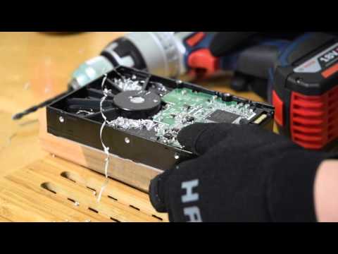 How to securely dispose an old hard drive