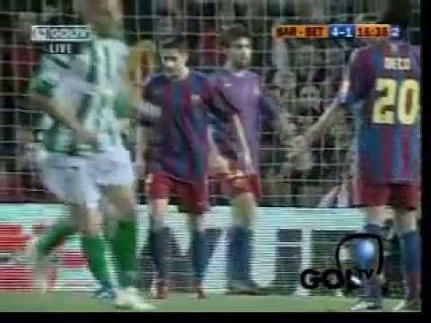 FC Barcelona - Real Betis 5-1 Season 05/06 Highlights