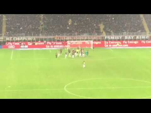 Milan inter gol perisic dalla curva sud
