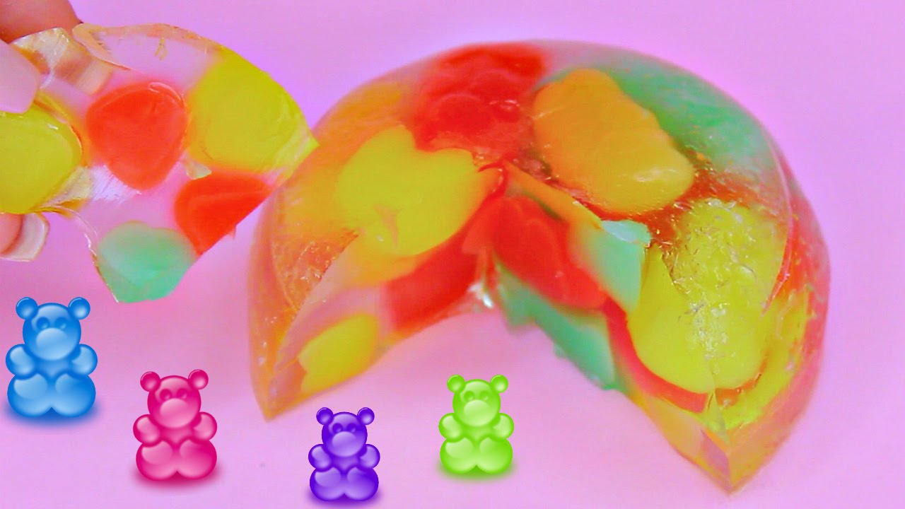 Gummy Bear Clear Jelly Cake
