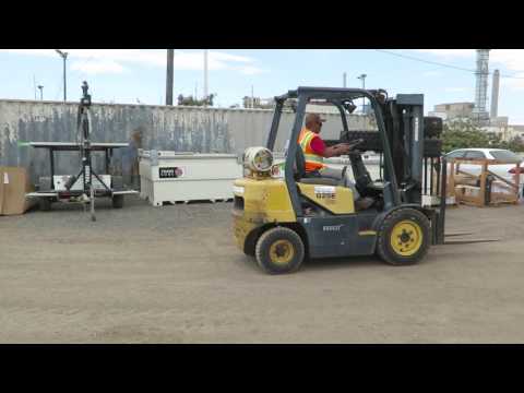 lot 30 2006 Doosan G25P 3DF GasPropane Forklift   5000 LB