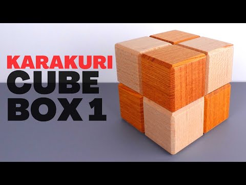 Karakuri Cube Box #1 - Japanese Wooden Puzzle - Solution Tutorial