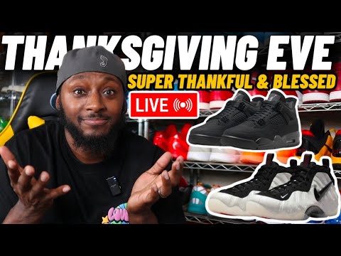 WE LIVE: THANKFUL FOR Y’ALL 🙏 Thanksgiving Vibes, Sneaker Talk & Good Energy! @plentyhardaway 