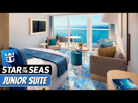 Star of the Seas | Junior Suite Walkthrough Tour | Royal Caribbean 2025 | 4k