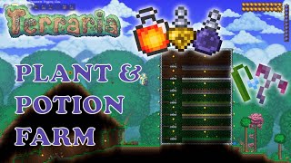 Plant / Potion Farm Guide - Simple and Effective - Terraria