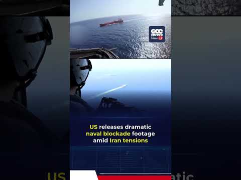 US Military Releases Naval Blockade Footage Against Iran In Strait Of Hormuz | Breaking News