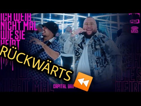 RÜCKWÄRTS: CAPITAL BRA feat. BOZZA - ICH WEIẞ NICHT MAL WIE SIE HEISST