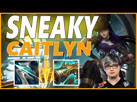 ⚡SNEAKY CAITLYN ADC GAMEPLAY⚡SEASON 12 LEAGUE OF LEGENDS