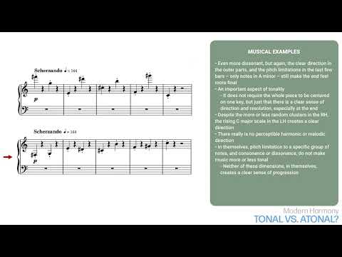 Modern Harmony #23 - Tonal vs Atonal