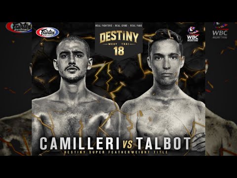 Luca Camilleri Vs Nick Talbot - Destiny Muay Thai 18