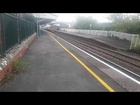 158823 leaving Llanelli station with a great 2 tone