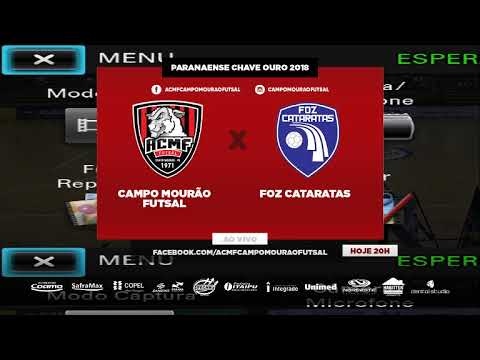 1º JOGO 1415 ACMF CAMPO MOURÃO FUTSAL 01 X 05 FOZ CATARATAS FUTSAL POKER