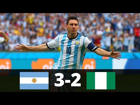 Argentina vs Nigeria 3-2 | Extended Highlights and All Goals ( World Cup 2014)