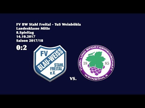 8.Spieltag /Landesklasse Mitte - (2017/18)/FV Blau Weiß Stahl Freital - TuS Weinböhla  0:2