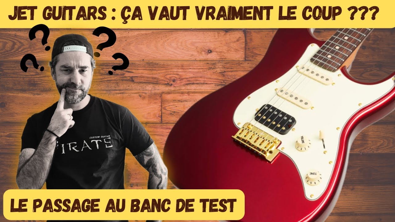 Jet Guitars Js480 : TOP qualité ou effet de MODE ? unboxing, désossage, test : MON AVIS