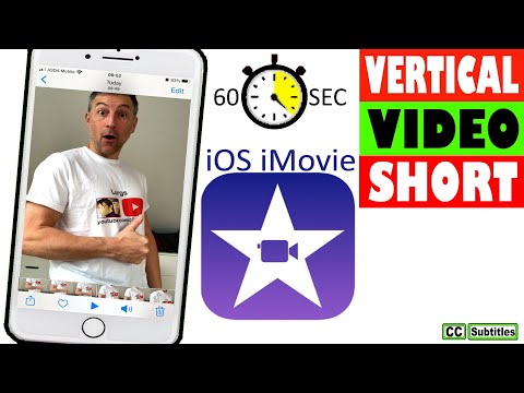 iOS iMovie How to edit Vertical Videos and remove Black Borders for YouTube Shorts Video