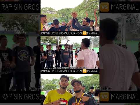 CRV 🆚 MARGINAL [RAP SIN GROSERIAS VALENCIA] #rap #batallas #batallasderap #freestyle #freestylerap