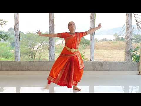 Bharatnatyam jathi - In the backdrop of beautiful nature