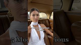 5 Most Luxurious Fabrics! Credit: @dcopperman  #oldmoneyaesthetic #stayclassy #fashion #fabrics