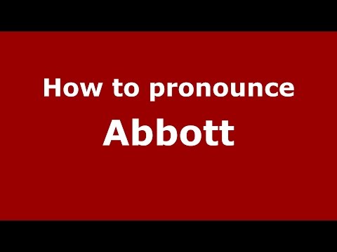How to pronounce Abbott (American English/US) - PronounceNames.com