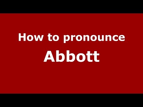 How to pronounce Abbott