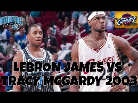 Lebron James Highlights vs Tracy Mcgrady Highlights XMAS Day 2003