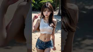 踊るタンクトップ美女2 #dance #kpop #aibeauty #ai美女 #aiart #croptop