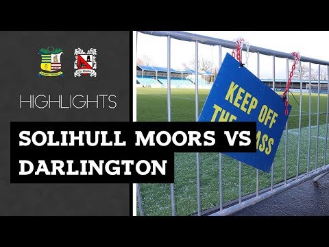Solihull Moors 2-2 Darlington - FA Trophy - 2019/20