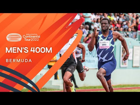 Kirani James reigns supreme in Bermuda 400m | Continental Tour Gold 2022