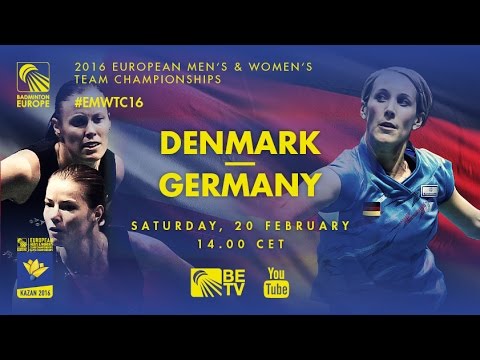 Badminton - Line Kjaersfeldt (DEN) vs Karin Schnaase (GER) - SF, EWTC 2016