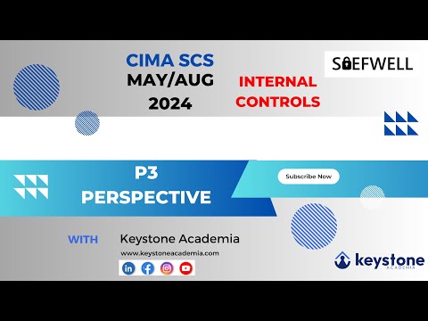 CIMA Strategic Case Study (SCS) MAY AUG 2024 - Saefwell - P3 Perspective - Internal Controls