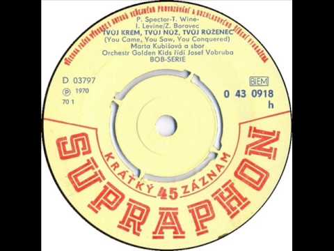 Marta Kubišová - Tvůj krém, tvůj nůž, tvůj růženec [1970 Vinyl Records 45rpm]