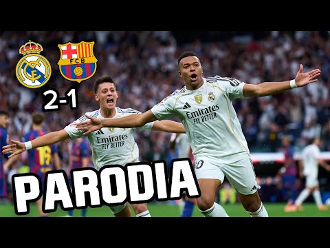 Canción Real Madrid vs Barcelona 2-1 (Parody Nicki Nicole, Emilia, TINI - blackout 🧊)