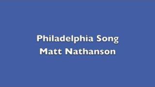 Matt Nathanson Philadelphia Song