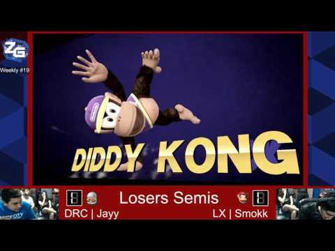 Smash 4 Weekly #19 DRC  Jayy vs LX  Smokk Losers Semis
