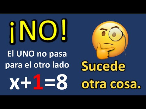 CÓMO RESOLVER ECUACIONES. Explicación