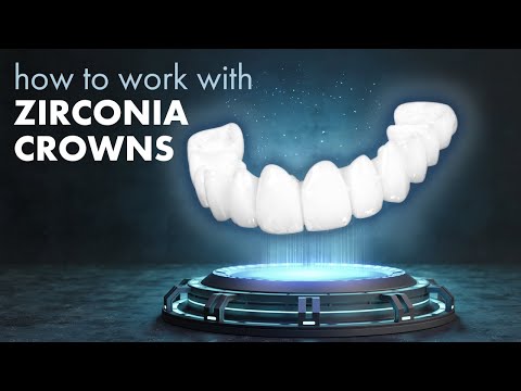 When we cemented the zirconia crowns, first of all, we needed to have a clean dental material
